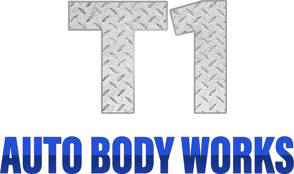T1 Auto Body Works Logo